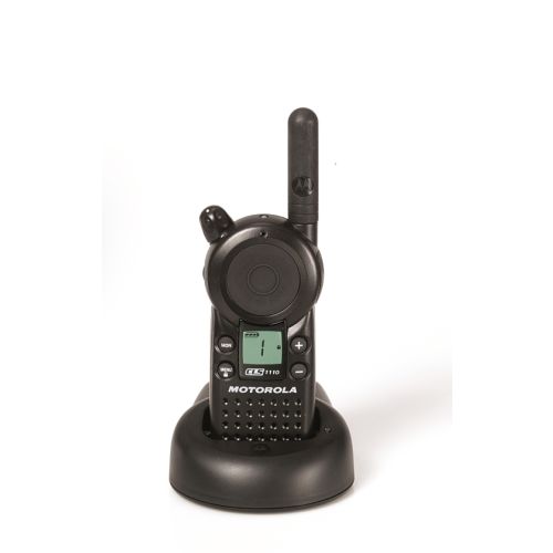 Motorola Two-Way Radio CLS Series, UHF, 1 Watt, 1 Channel, Black